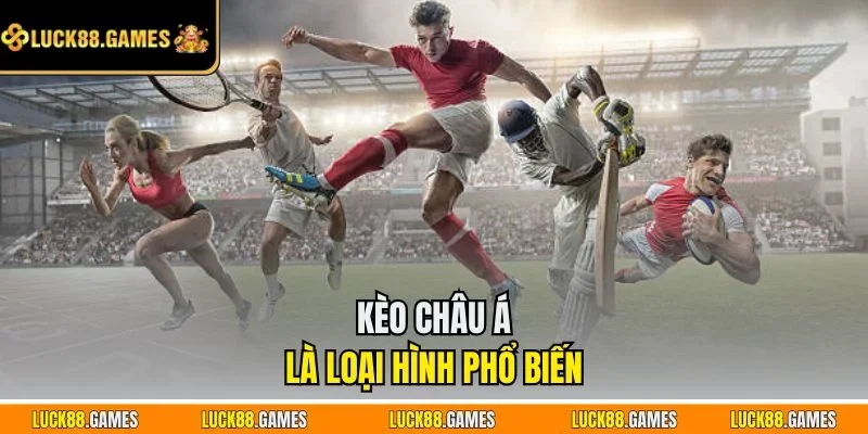 Kèo châu Á là loại hình phổ biến 